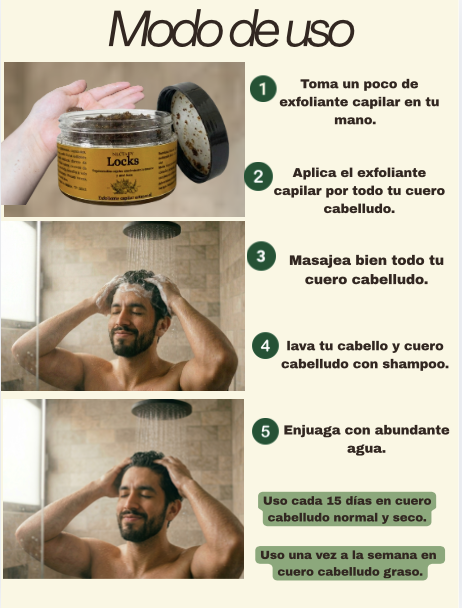 Exfoliante capilar artesanal.
